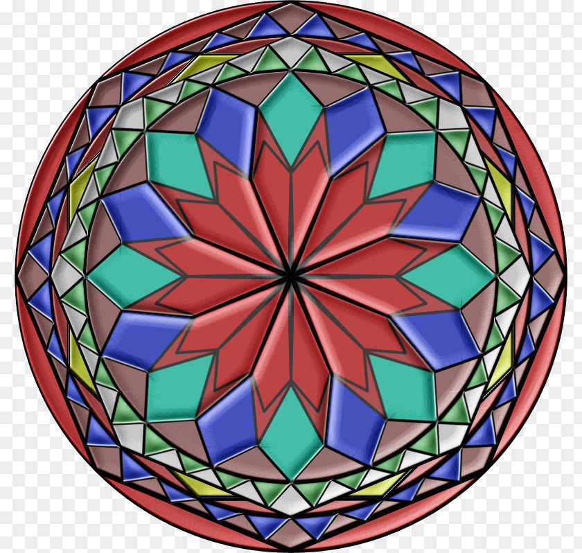 15 Anos Clip Art Kaleidoscope Mandala Image Stained Glass PNG