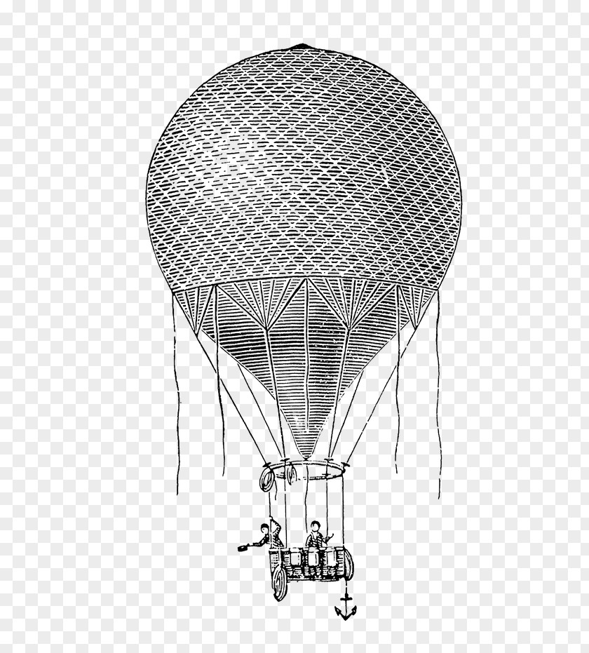 Aircraft Aerostat Hot Air Balloon Silhouette PNG