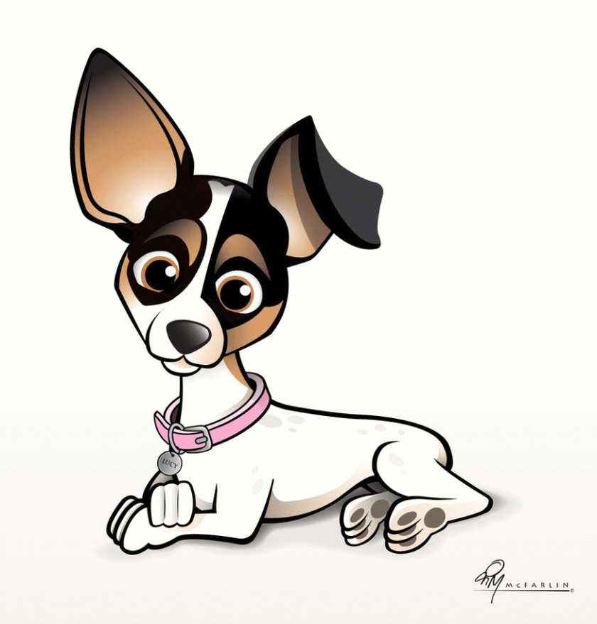 Animated Dogs Jack Russell Terrier Chihuahua Puppy Cartoon Clip Art PNG