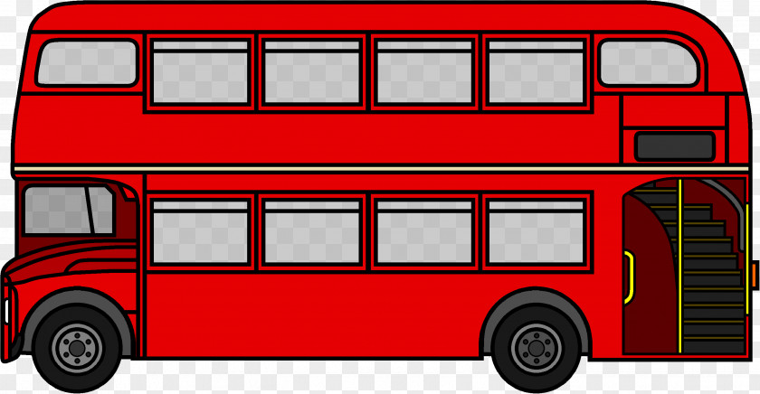 Bus London AEC Routemaster Greyhound Lines Clip Art PNG