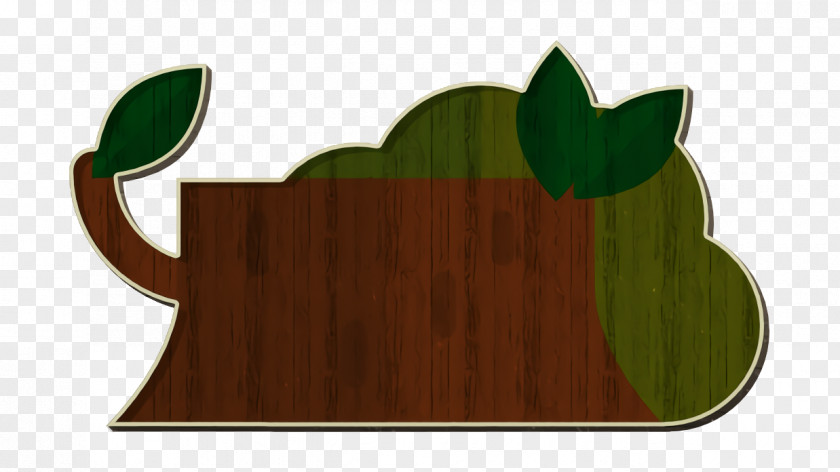 Log Icon Nature Flat Color PNG