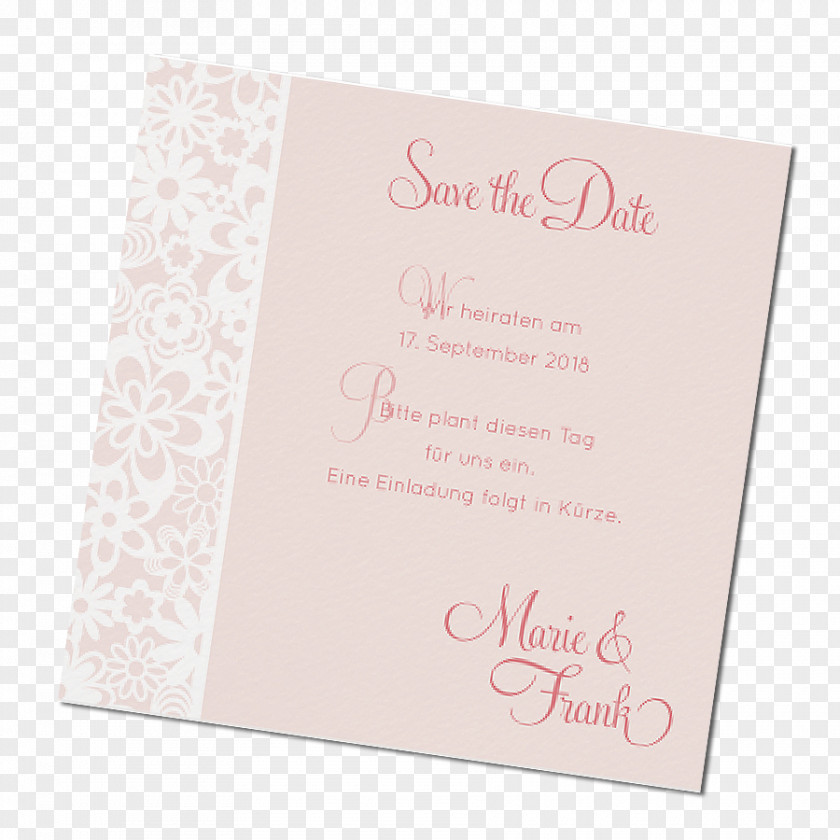 Save The Date Wedding Invitation Pink M Convite Font PNG