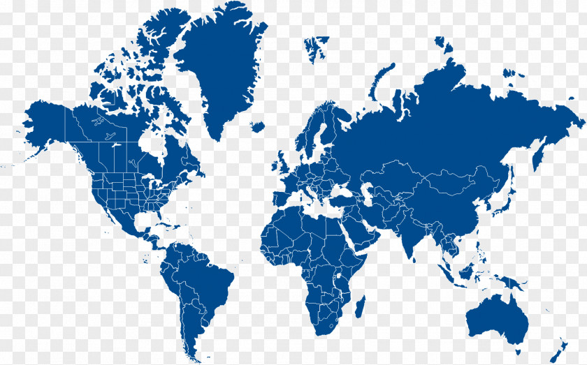 World Map Mercator Projection Globe PNG