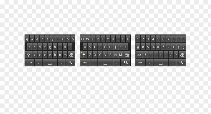 Black English Keyboard Input Method Computer Laptop File PNG