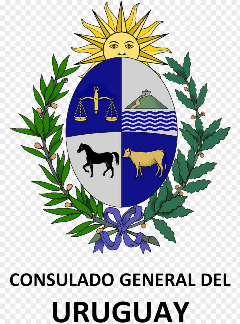 Flag Of Uruguay Coat Arms Escutcheon PNG