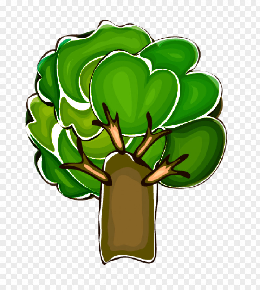 Green Trees Vector Graphics Design Image Download PNG