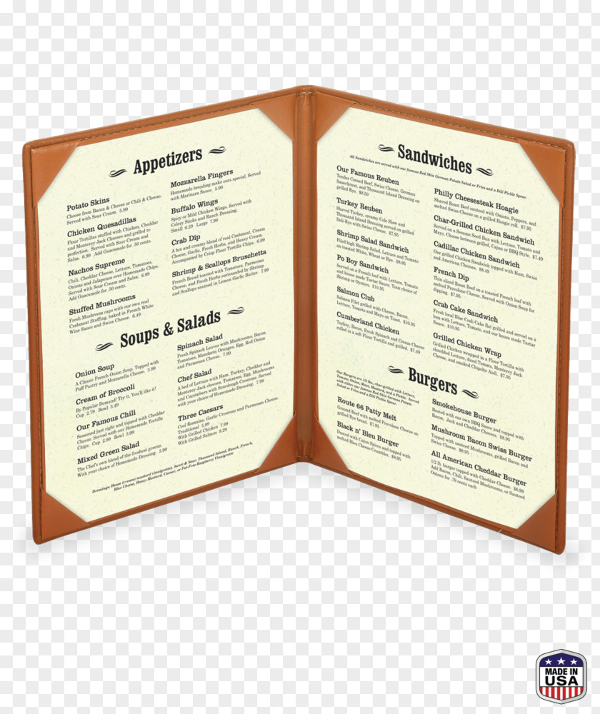 Menu Restaurant Graphic Design PNG