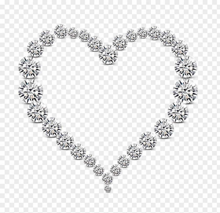 Creative Heart Diamond PNG