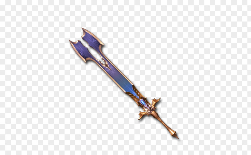 Ddo Blue Flame Sword Gram Weapon Granblue Fantasy Spear PNG