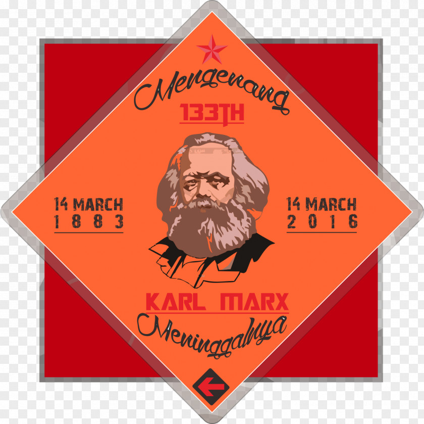 Karl Marx Logo Sticker Canvas Font PNG
