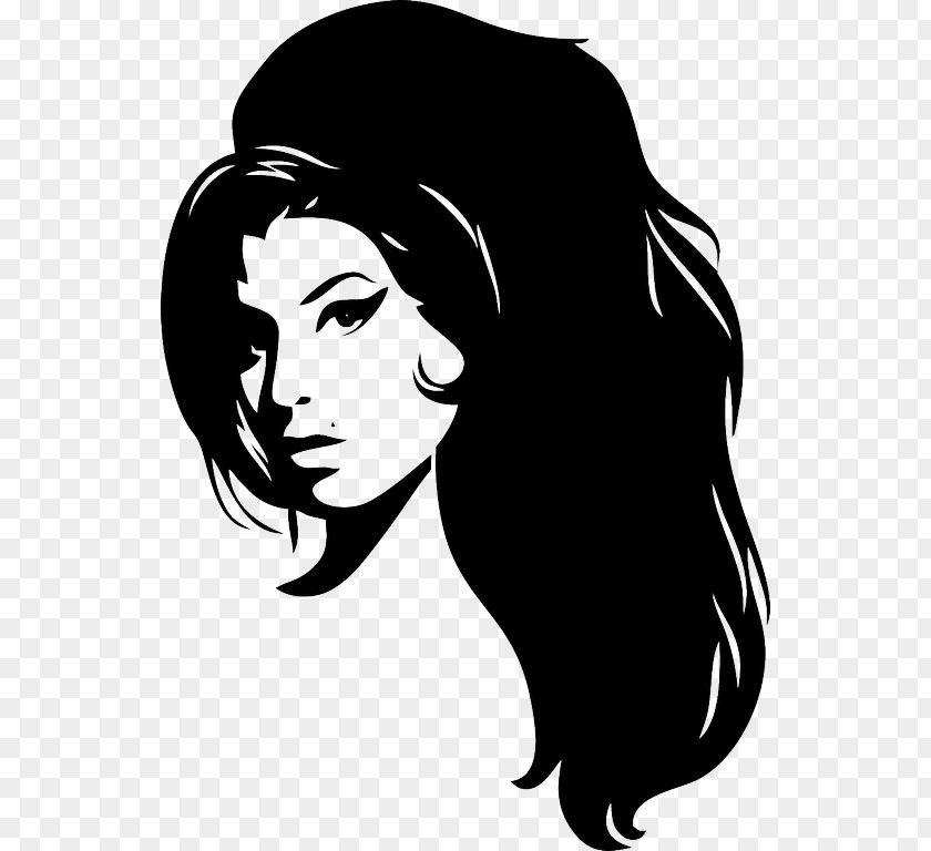 Painting Amy Winehouse Stencil Art Image PNG