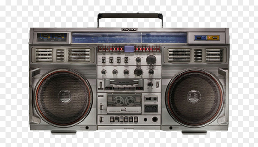 Radio The Boombox Project: Machines, Music, And Urban Underground 1980s Compact Cassette PNG