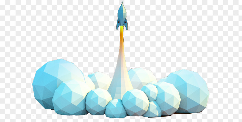 Rocket Geometry Flat Download PNG