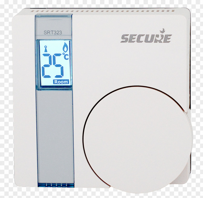 Secure SRT322 Z-Wave Thermostat Receiver Set Home Automation Kits Wireless PNG