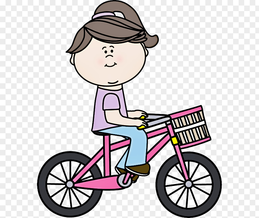 Cartoon Cycling Bicycle Wheel Vehicle Clip Art Part PNG