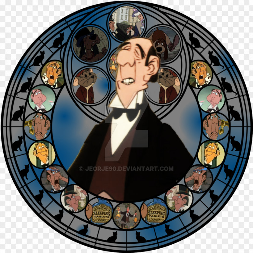 Edgar Balthazar Stained Glass Georges Hautecourt Art The Walt Disney Company Classics PNG