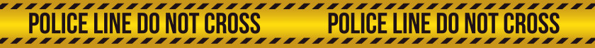 Police Line Tape Clip Art Image Yellow Material Pattern PNG