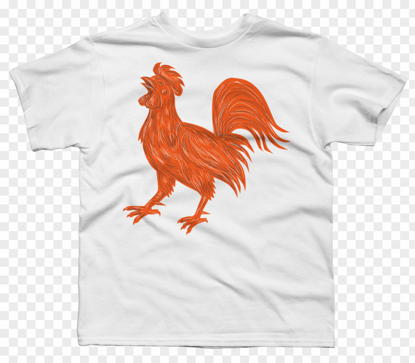 Rooster Mascot T-shirt Zazzle PNG