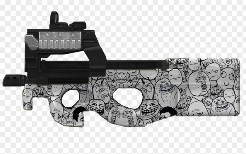 Weapon Trigger Point Blank FN P90 Firearm PNG