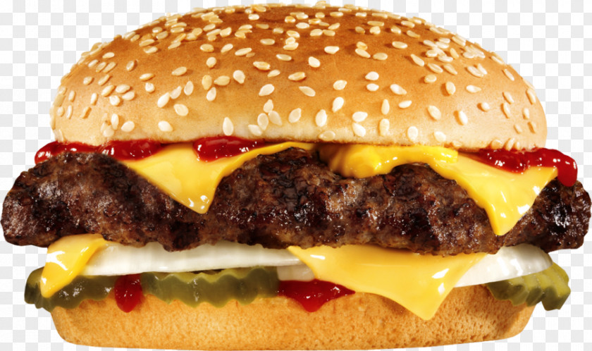 Burger Image Hamburger Cheeseburger Fast Food Carls Jr. Chicken Sandwich PNG