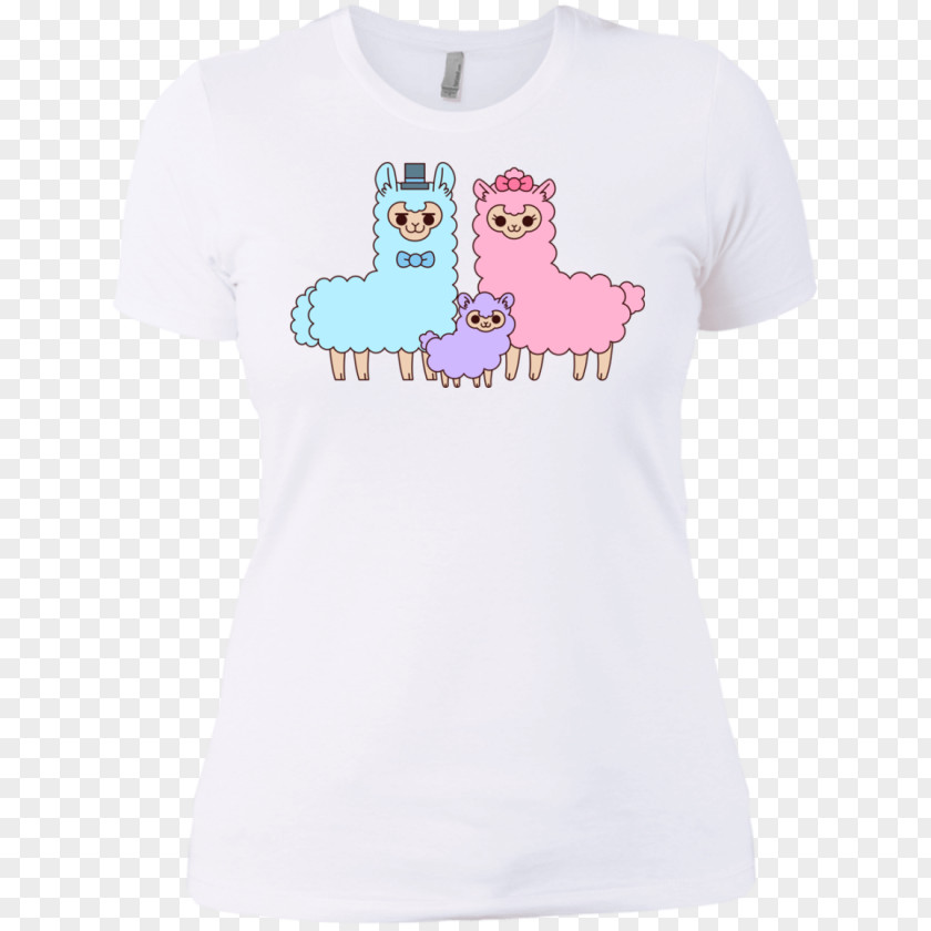 Cotton Clothes T-shirt Alpaca Textile Sleeve PNG