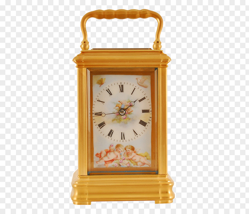 Hand Painted Bracket Clock Cuckoo Carlton Clocks Clothing Accessories PNG