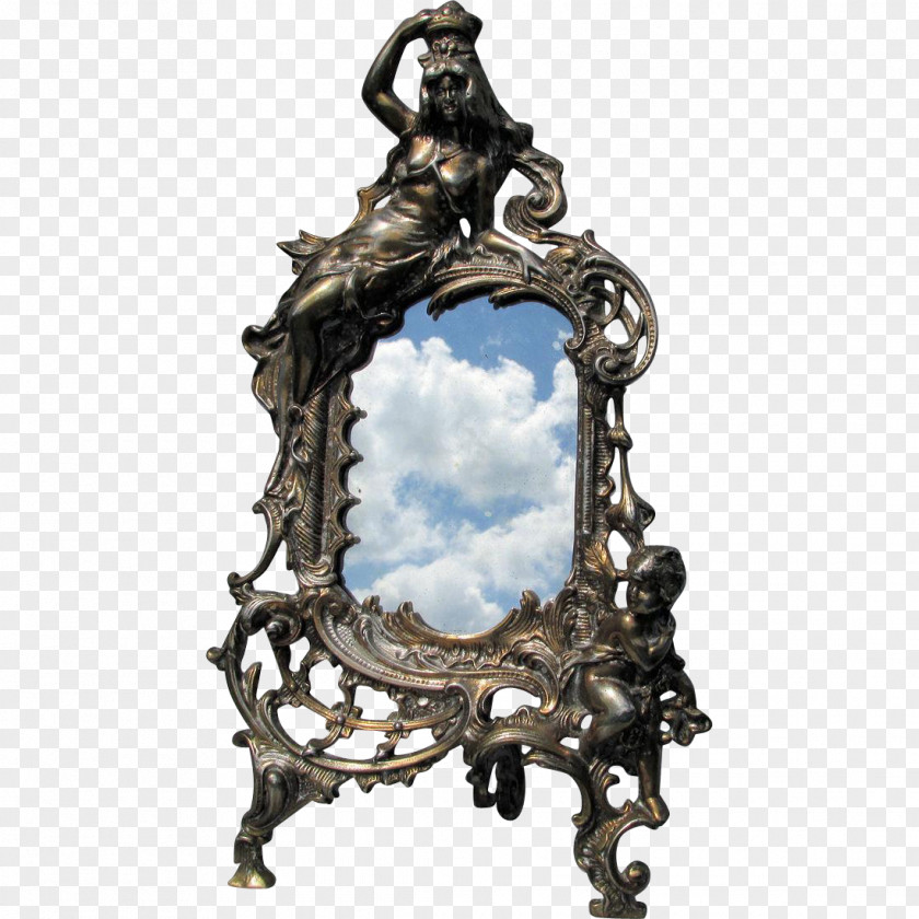 Mirror Image Victorian Era Picture Frames PNG