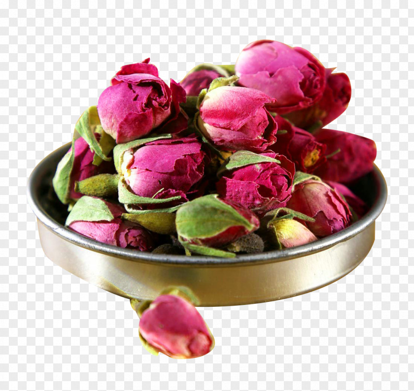 Iron Cover With French Rose Picture Material Flowering Tea PNG
