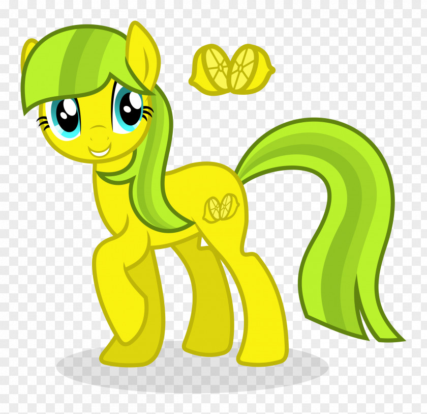 Lemon Drop Horse Character Fiction Clip Art PNG