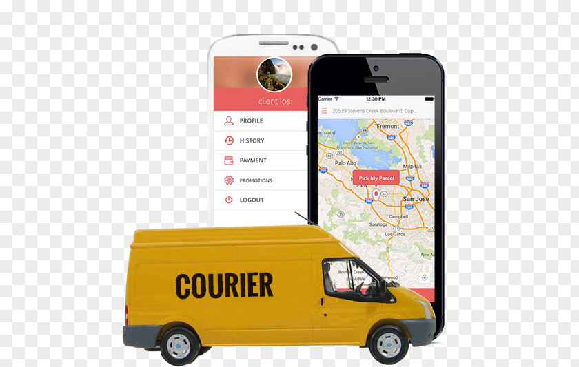 Mobile Phones Courier Service Delivery PNG