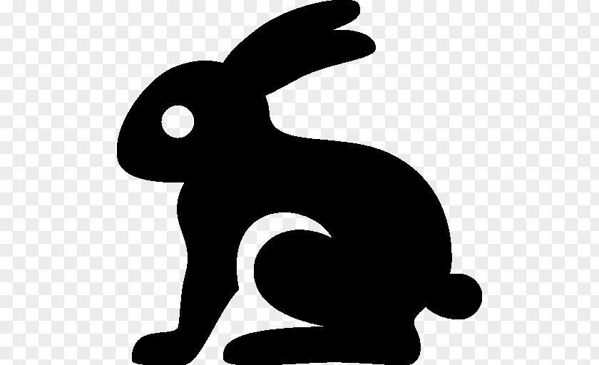 Rabbit Easter Bunny Running Blue PNG