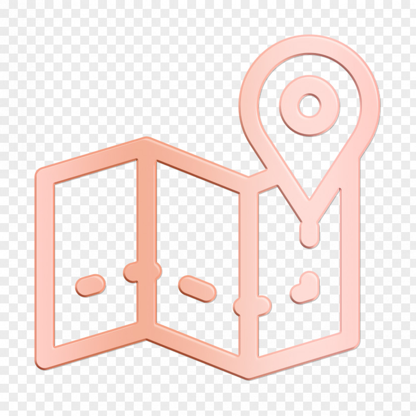 Travel App Icon Map PNG