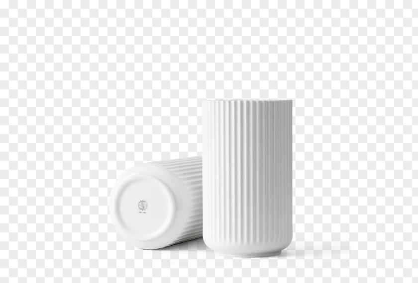 Vase Kongens Lyngby Porcelain White Light PNG