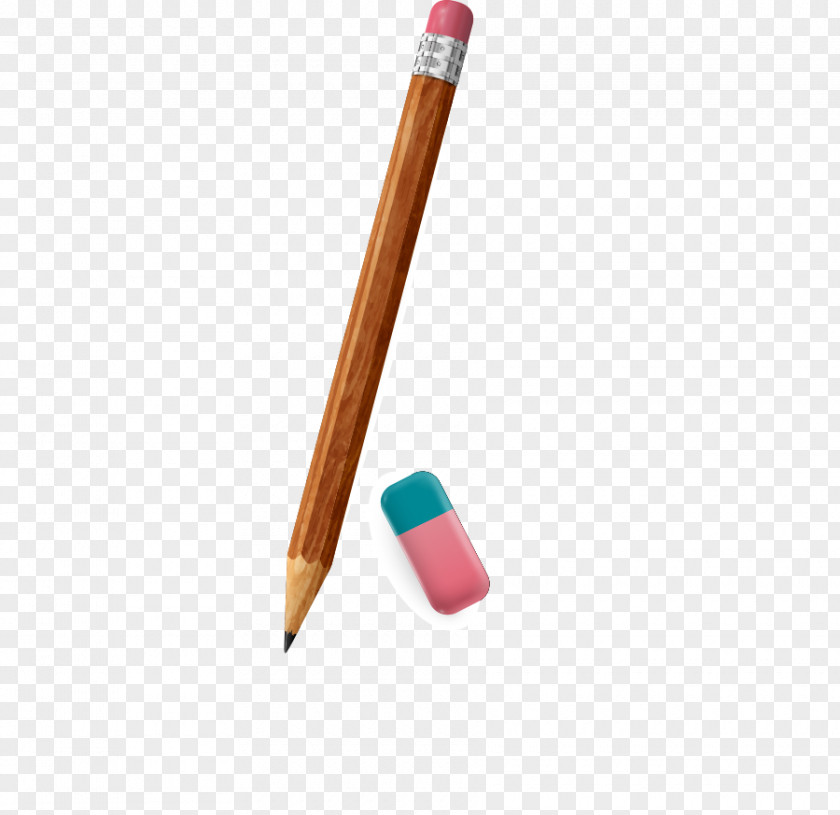Vector Realistic Pen Stationery Khaki PNG