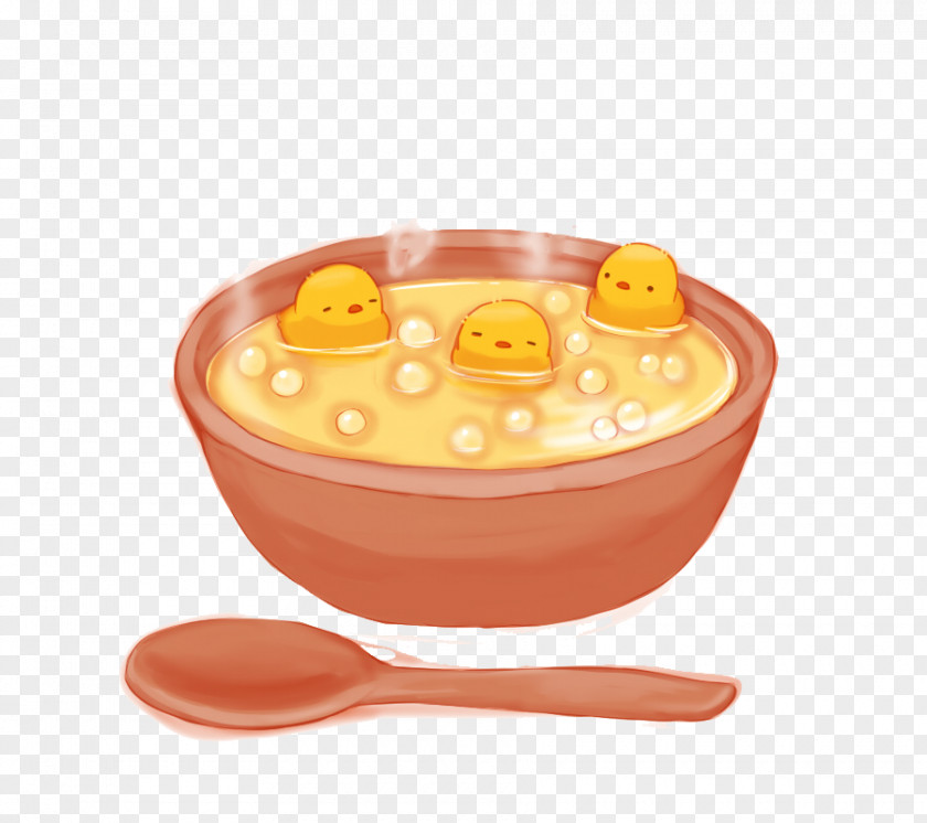 Bathing Chick Too Crowded Illustration PNG