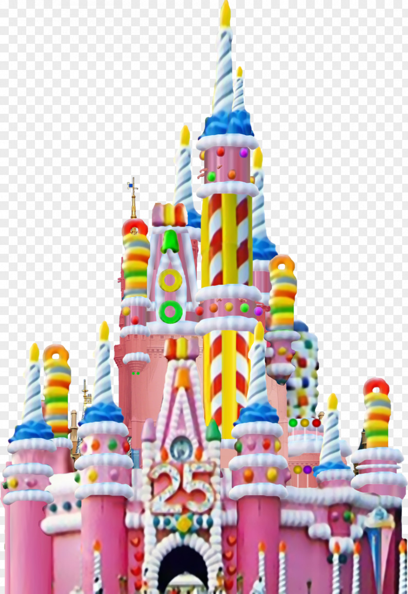 Disneyland Magic Kingdom Paris Sleeping Beauty Castle Cinderella Birthday Cake PNG