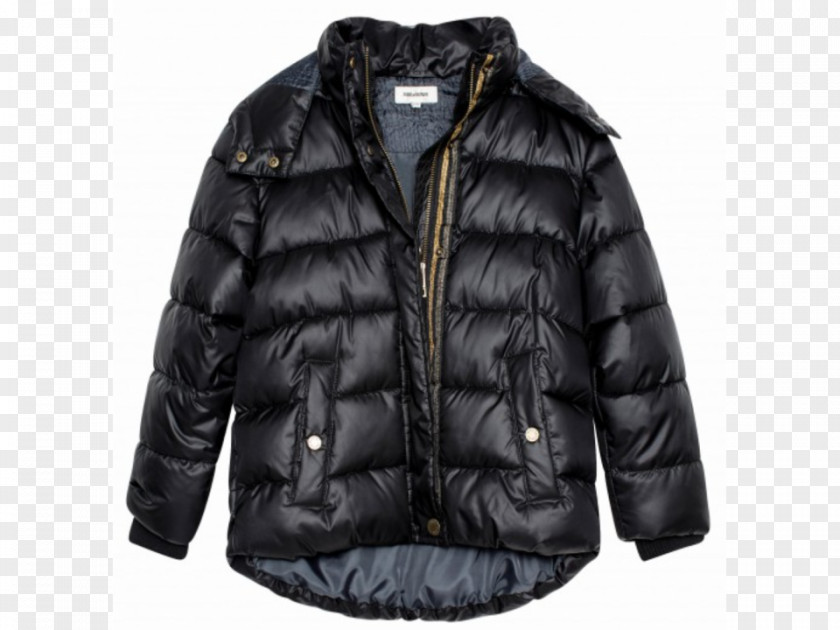 Jacket Zadig Coat Hood Fur PNG