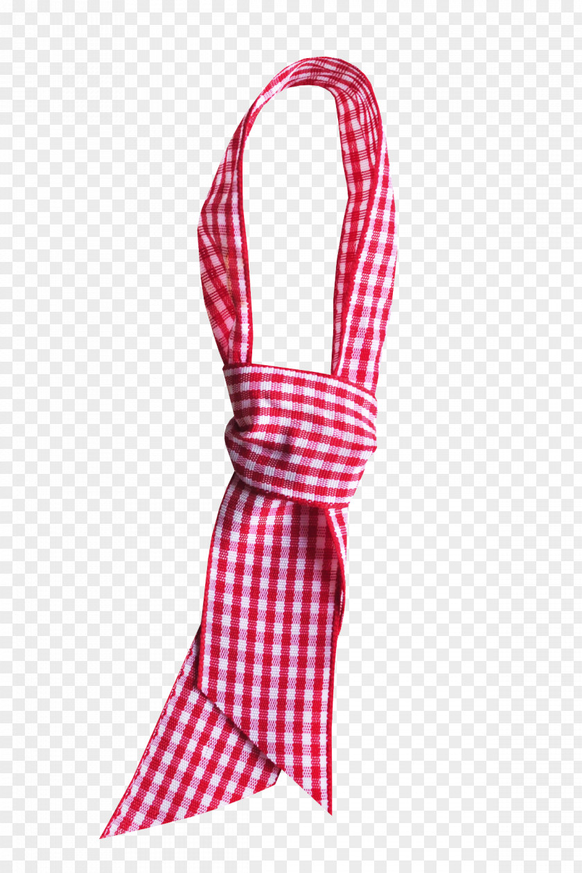 Red Ribbon Bow Tie Necktie PNG