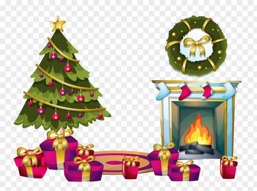 Christmas Tree And Gifts Deduction Creative HD Free Gift Photography Illustration PNG