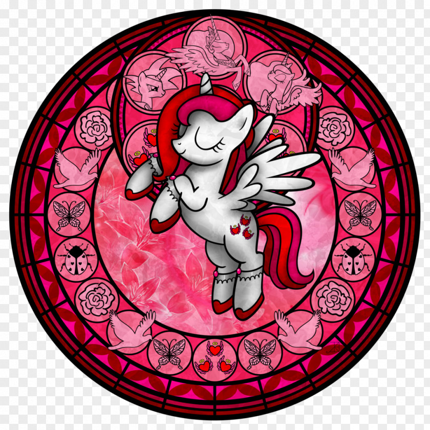 Glass Twilight Sparkle Pony Stained Window PNG