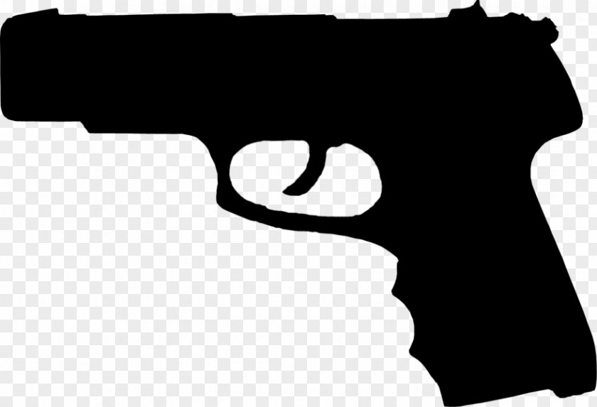 Handgun Firearm Pistol Silhouette PNG