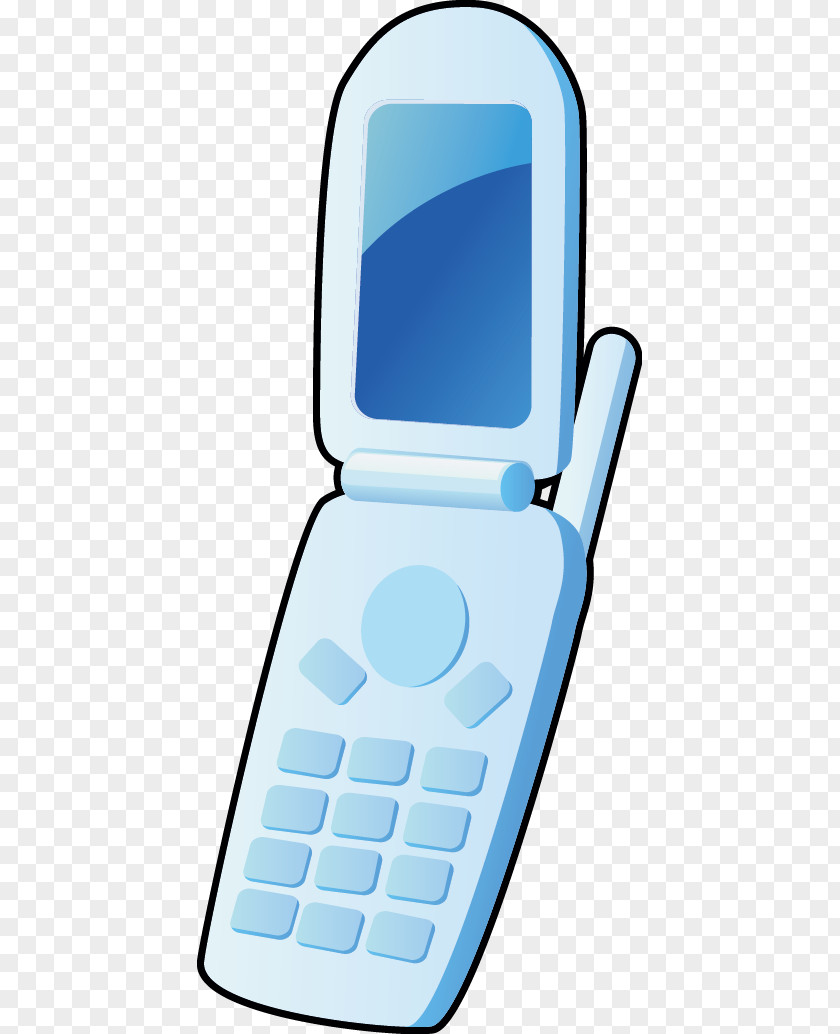 Vector Flip Phone Feature Mobile Clip Art PNG