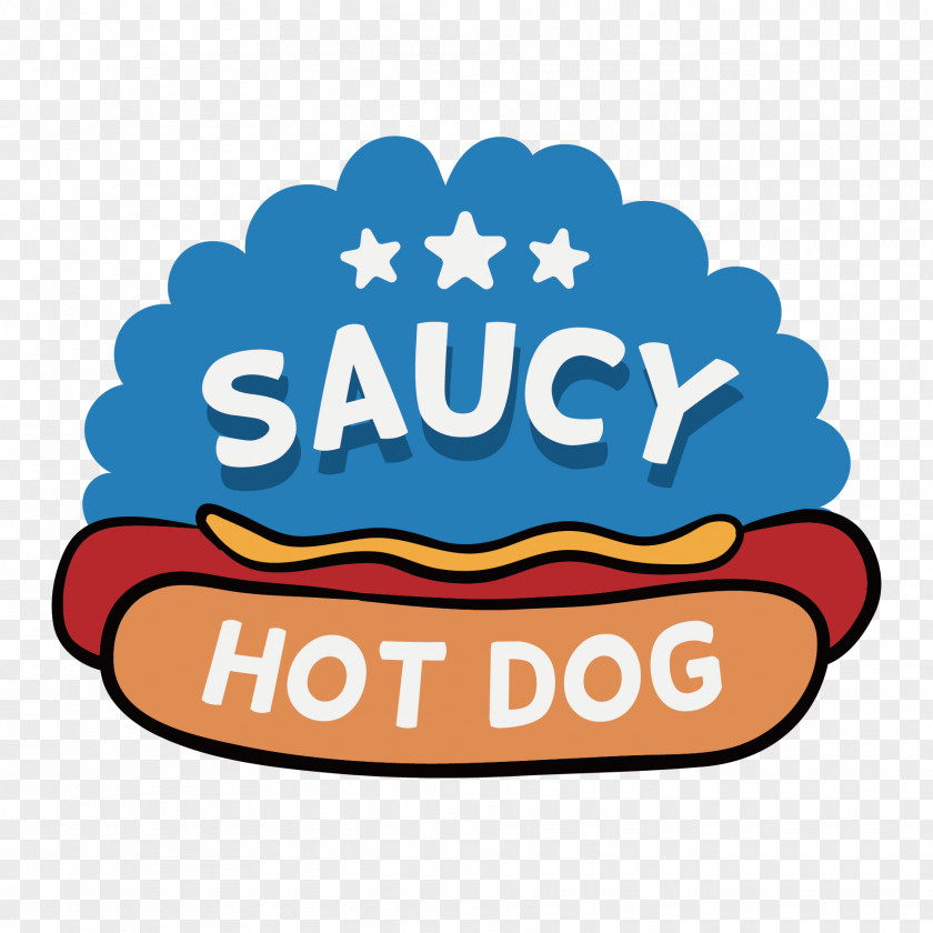 Vector Hot Dog Sausage Fast Food PNG