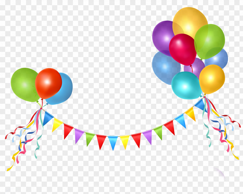 Balloon Festival Element Birthday Party Illustration PNG