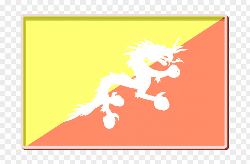 Bhutan Icon International Flags PNG