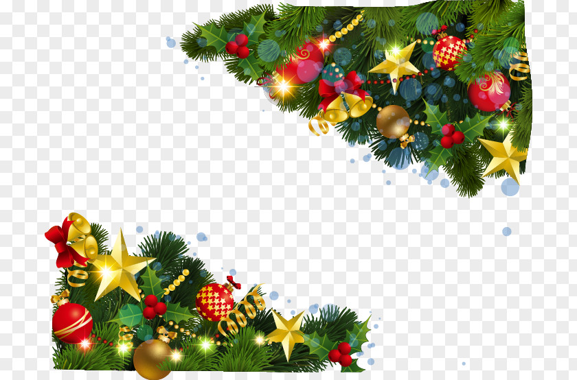 Color Christmas Pattern Card Decoration Tree New Year PNG