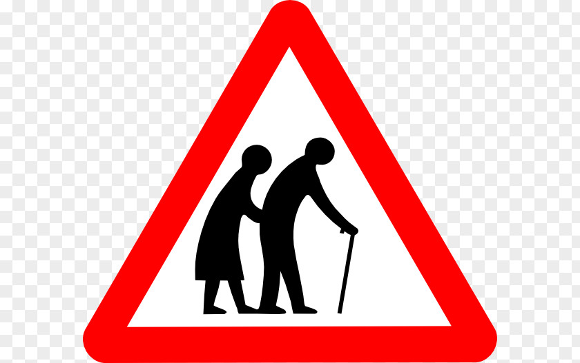 Elderly People Clipart Road Signs In Singapore Traffic Sign Warning PNG