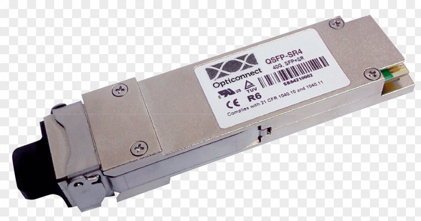 QSFP Small Form-factor Pluggable Transceiver Wavelength-division Multiplexing 10 Gigabit Ethernet XFP PNG