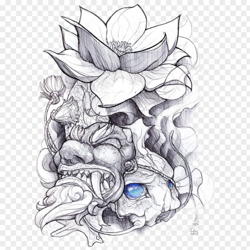 Sleeve Tattoo Irezumi Drawing Flash PNG