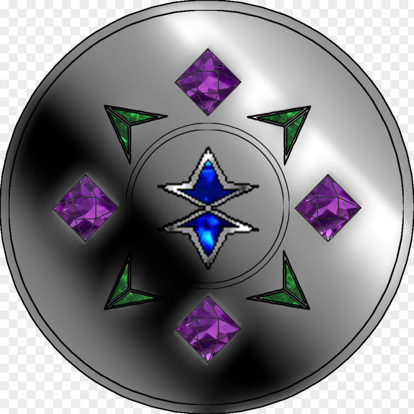 Broch Symbol Purple PNG